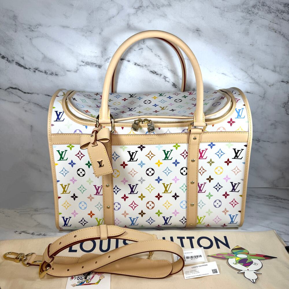 Louis Vuitton Murakami Dog Bag Multicolor Sac Chien Monogram LV x TM New 2025